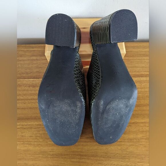 Urban Outfitters Crocodile Mule Clog Whimsigoth Dark Academia Moody Preppy 10 - Picture 8 of 12